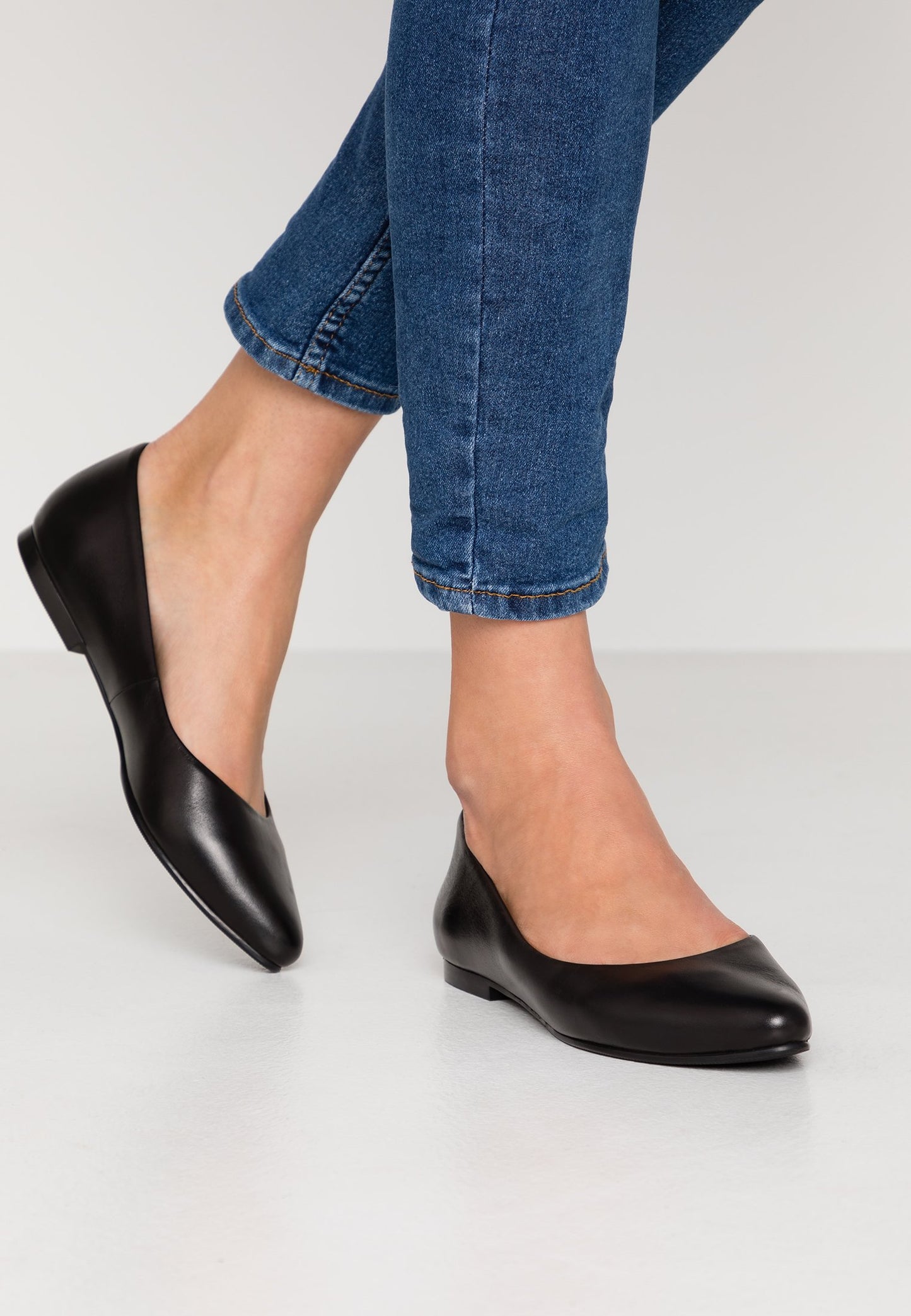 Anna Field Leather - Ballet Pumps - Black