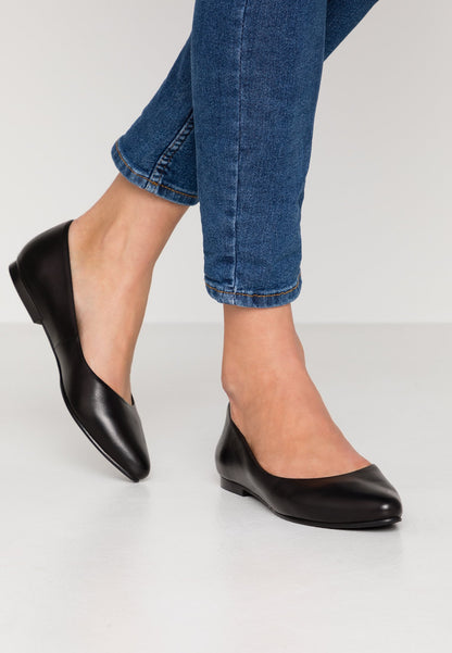 Anna Field Leather - Ballet Pumps - Black