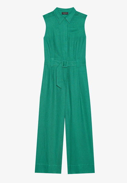 Anna Field LINEN JUMPSUIT - Jumpsuit - Green