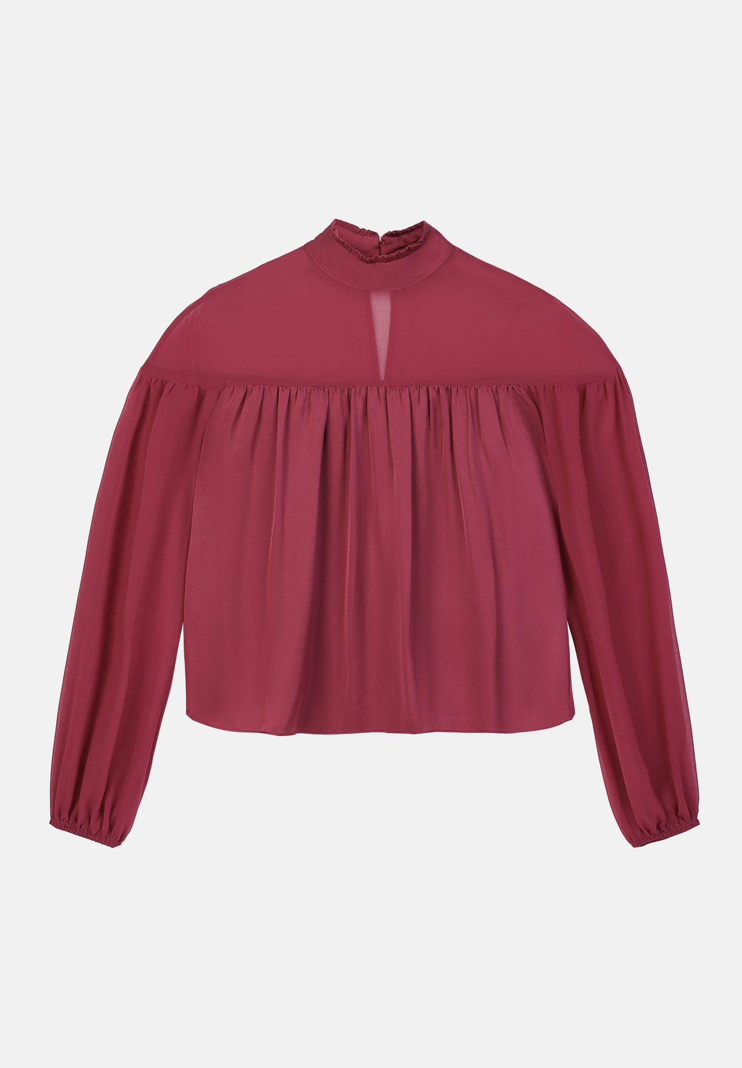 Anna Field Blouse - Wine