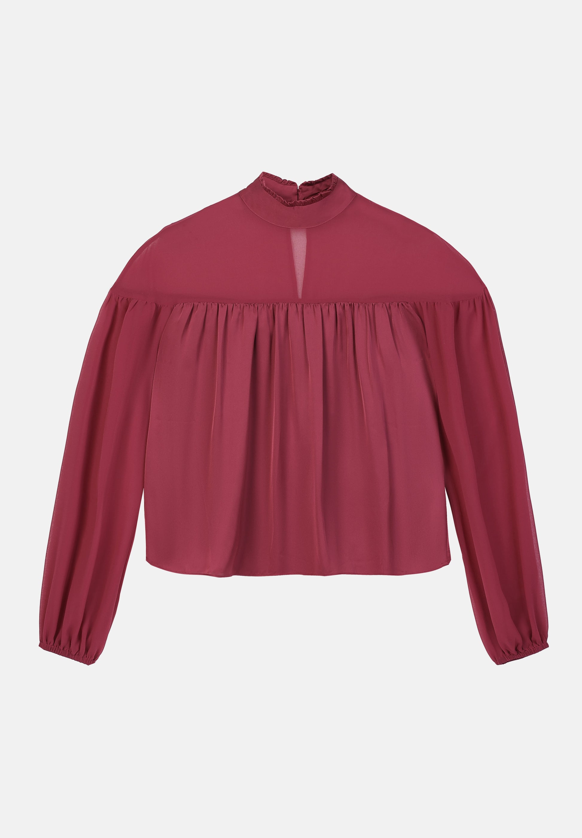 Anna Field Blouse - Wine
