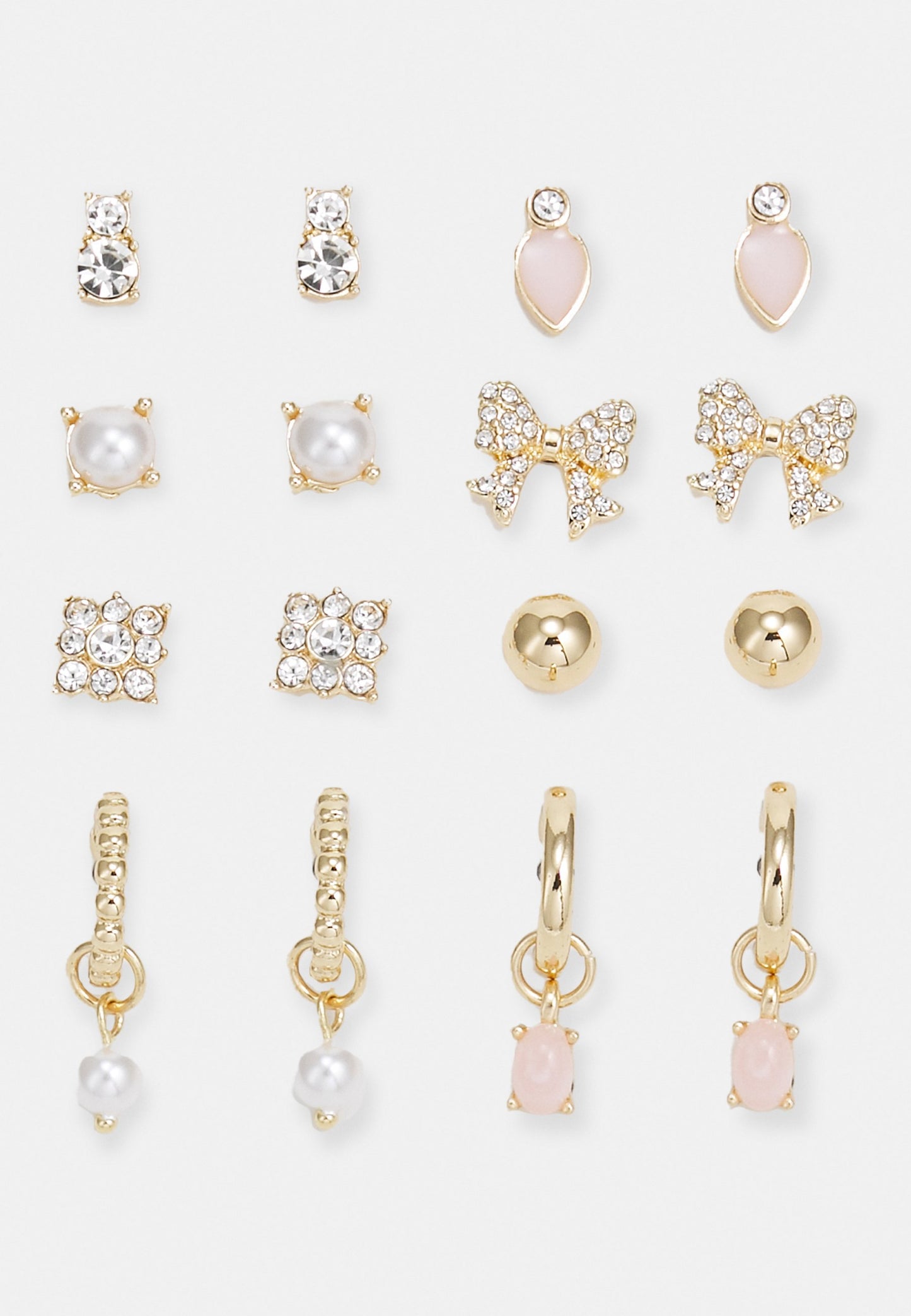 Anna Field 8 PACK - Earrings - Gold-coloured