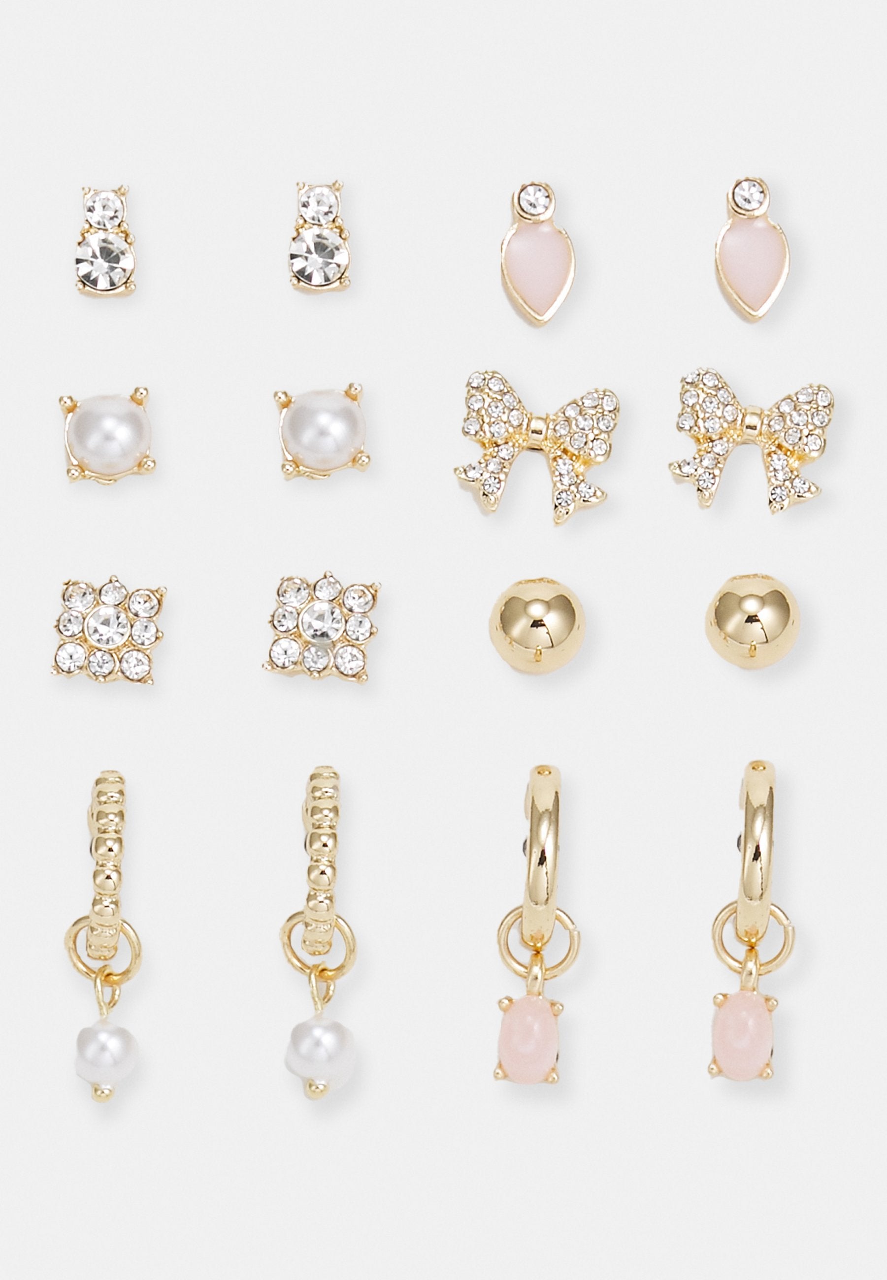 Anna Field 8 PACK - Earrings - Gold-coloured