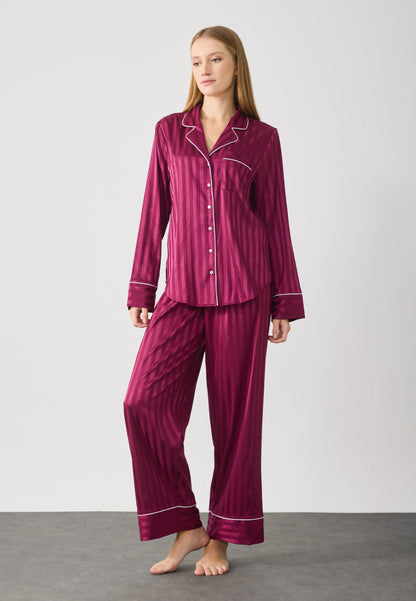 Anna Field SET - Pyjamas - Bordeux