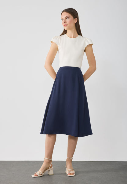 Anna Field A-line Skirt - Blue