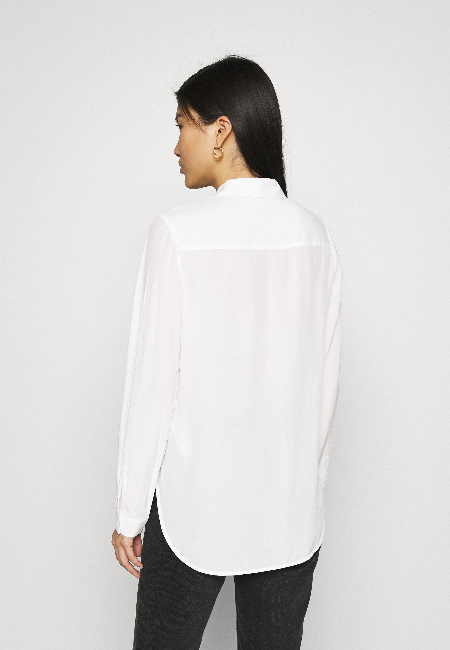 Anna Field Basic Blouse With Front Pockets - Button-Down Blouse