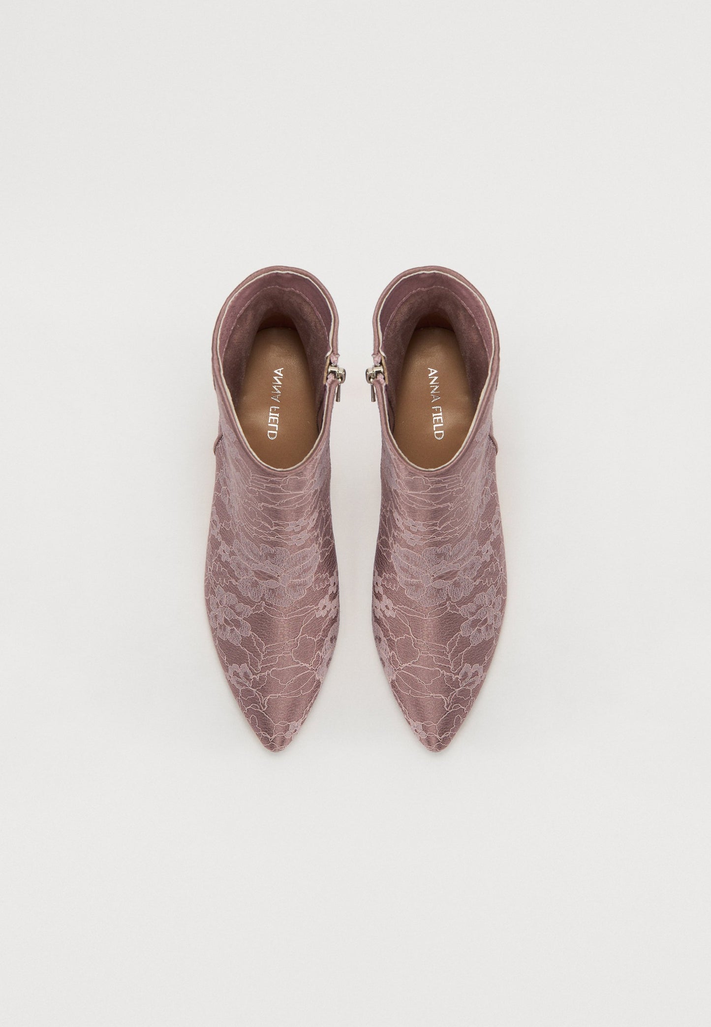 Anna Field High Heeled Ankle Boots - Pink