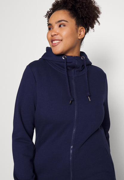  Zip-Up Sweatshirt - Dark Blue