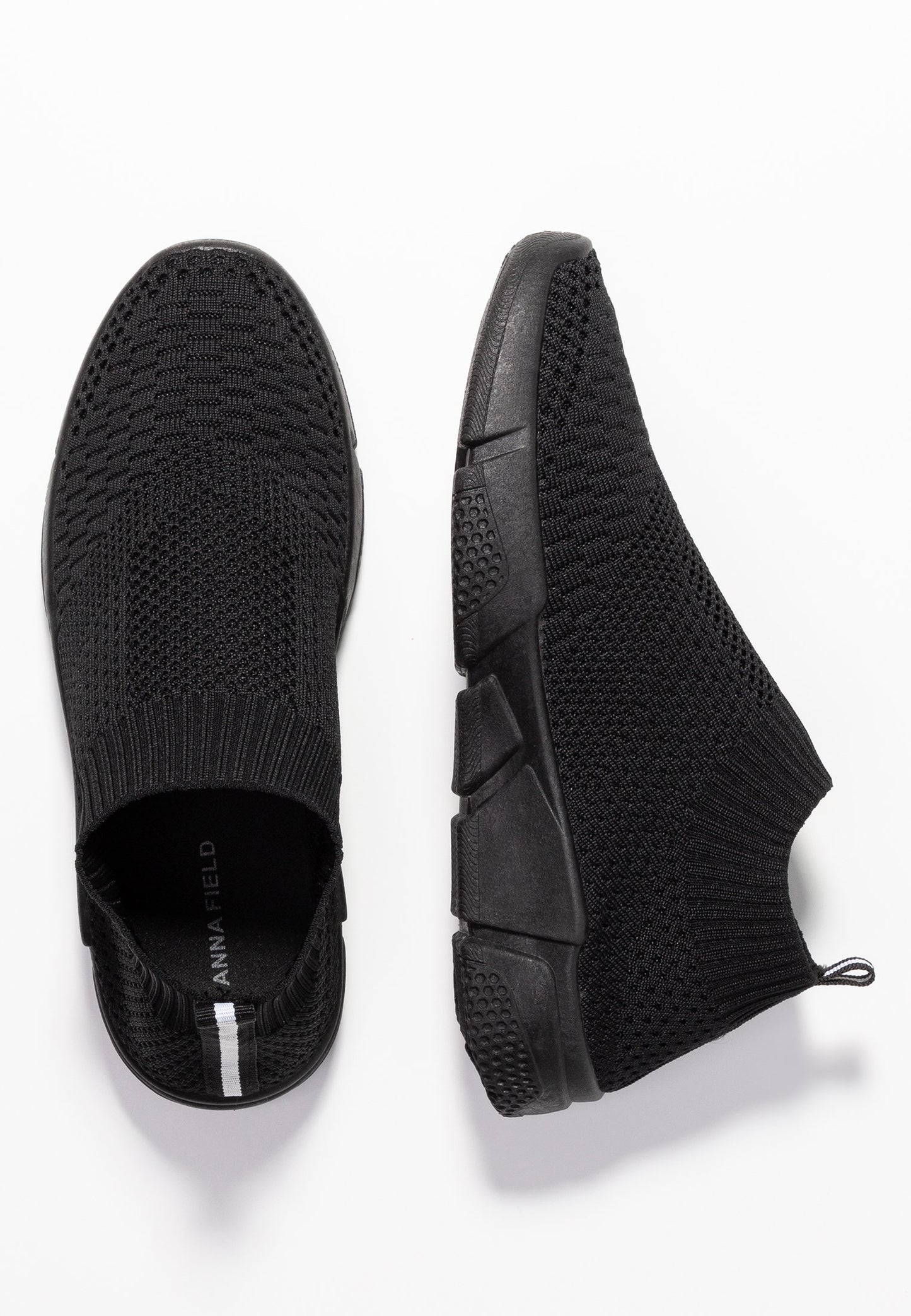 Anna Field Slip-Ons - Black