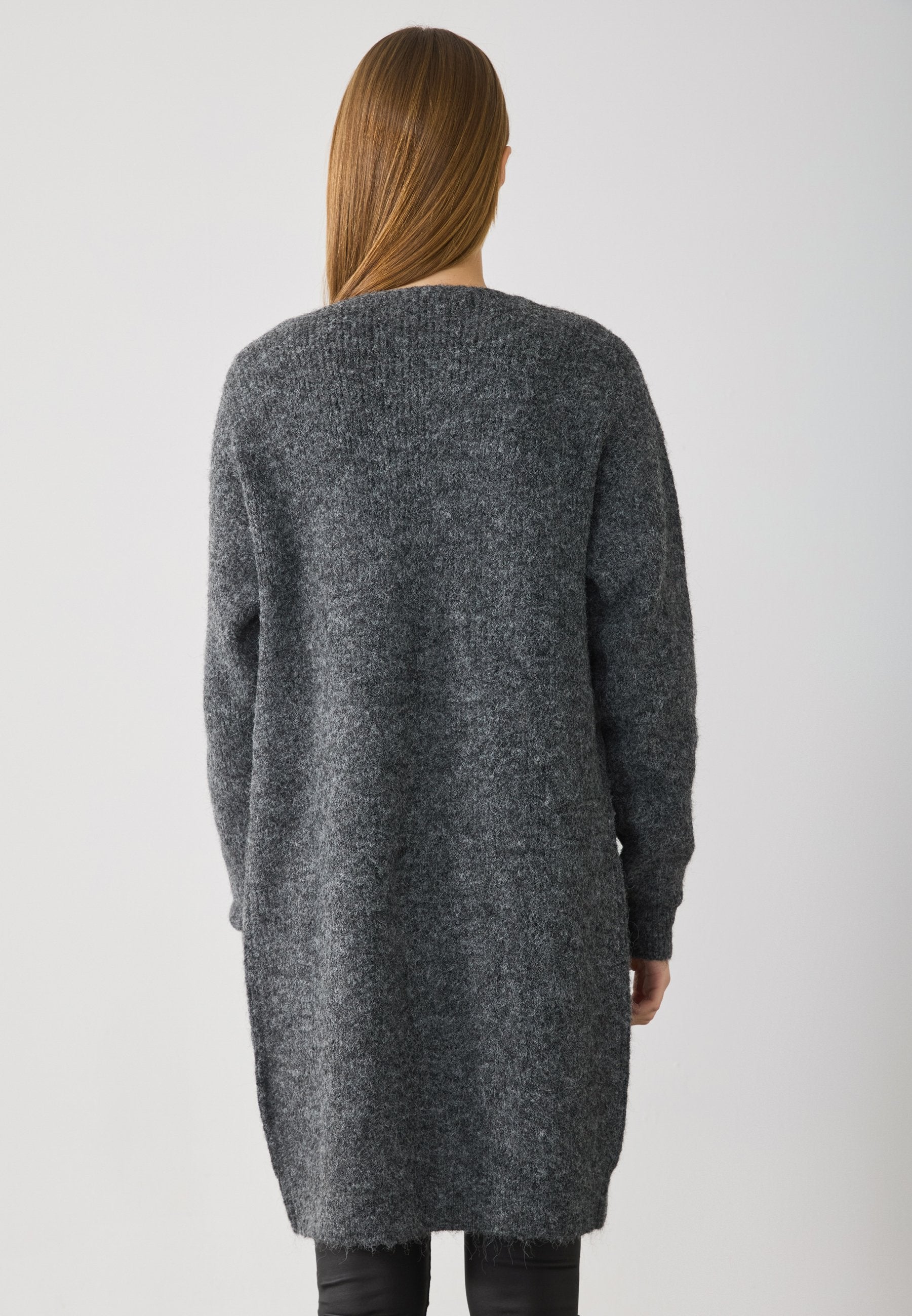 Anna Field Cardigan - Dark Grey Melange