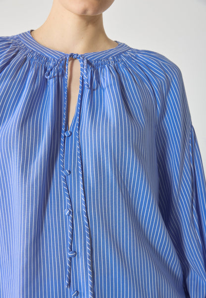 Anna Field Blouse - White/blue