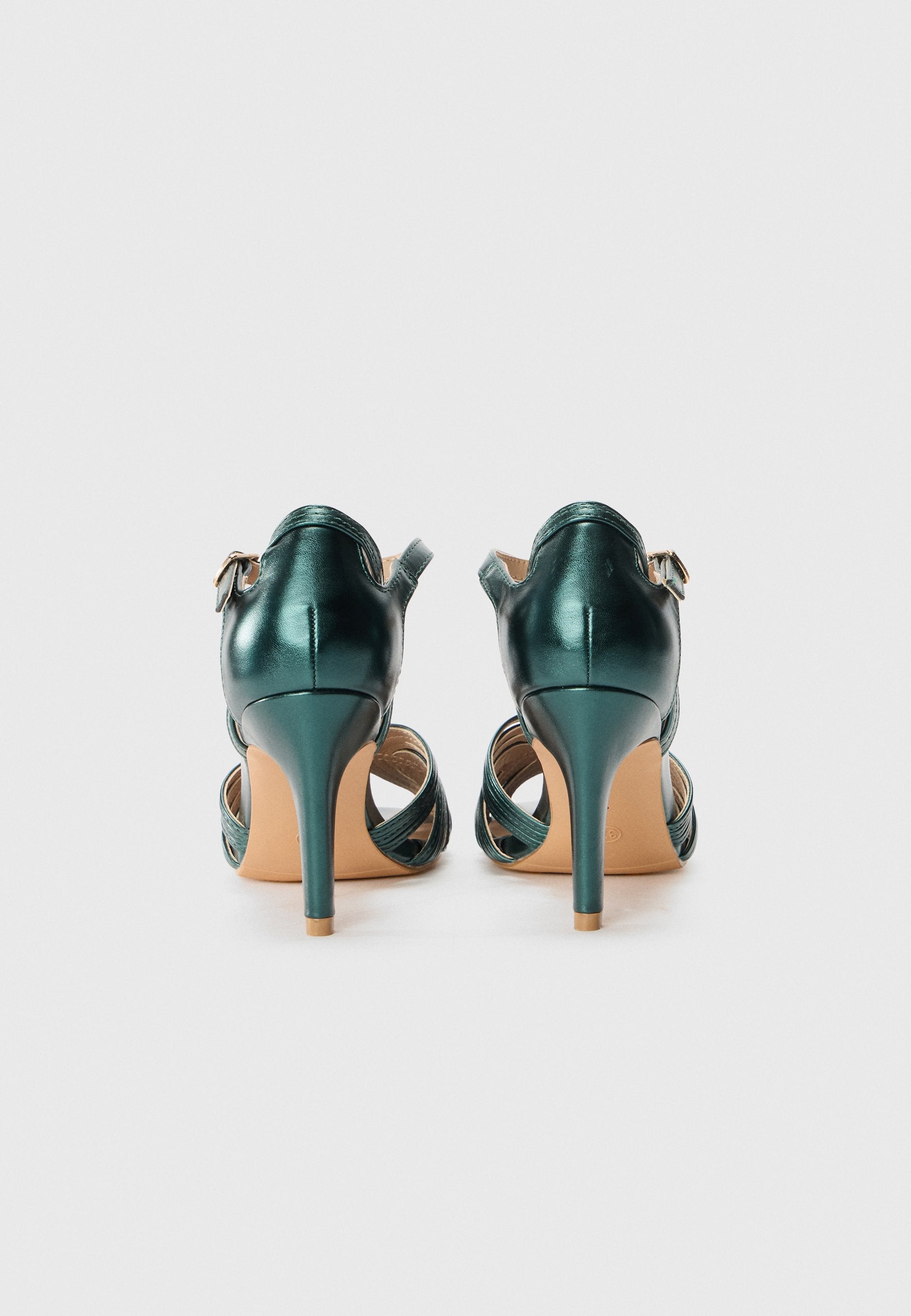 Anna Field High Heeled Sandals - Dark Green