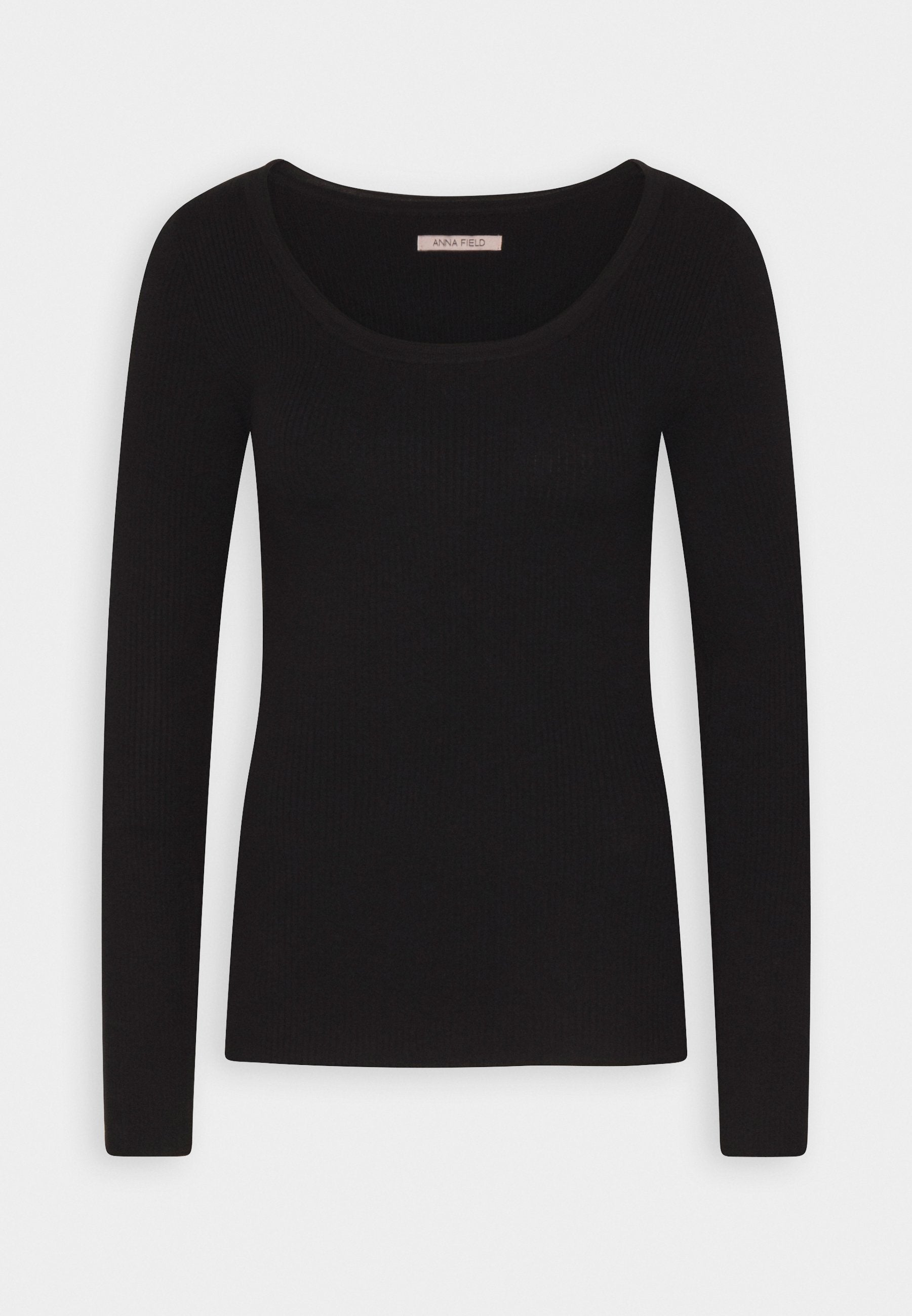 Anna Field Button Detail - Jumper -Black