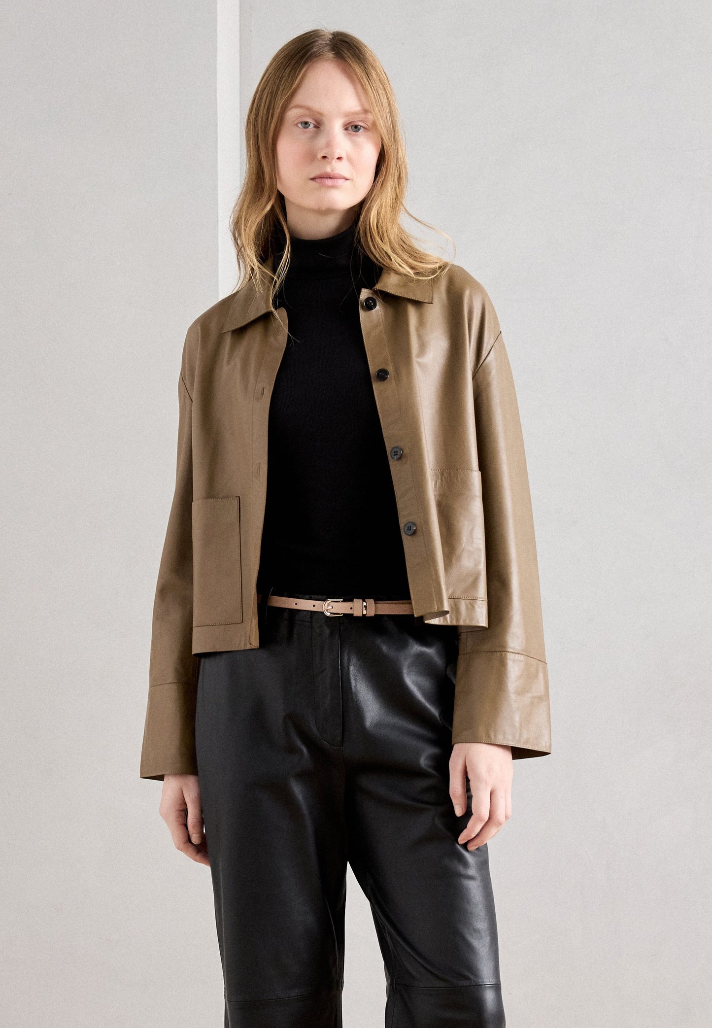 Anna Field 2 PACK - Belt - Black/beige
