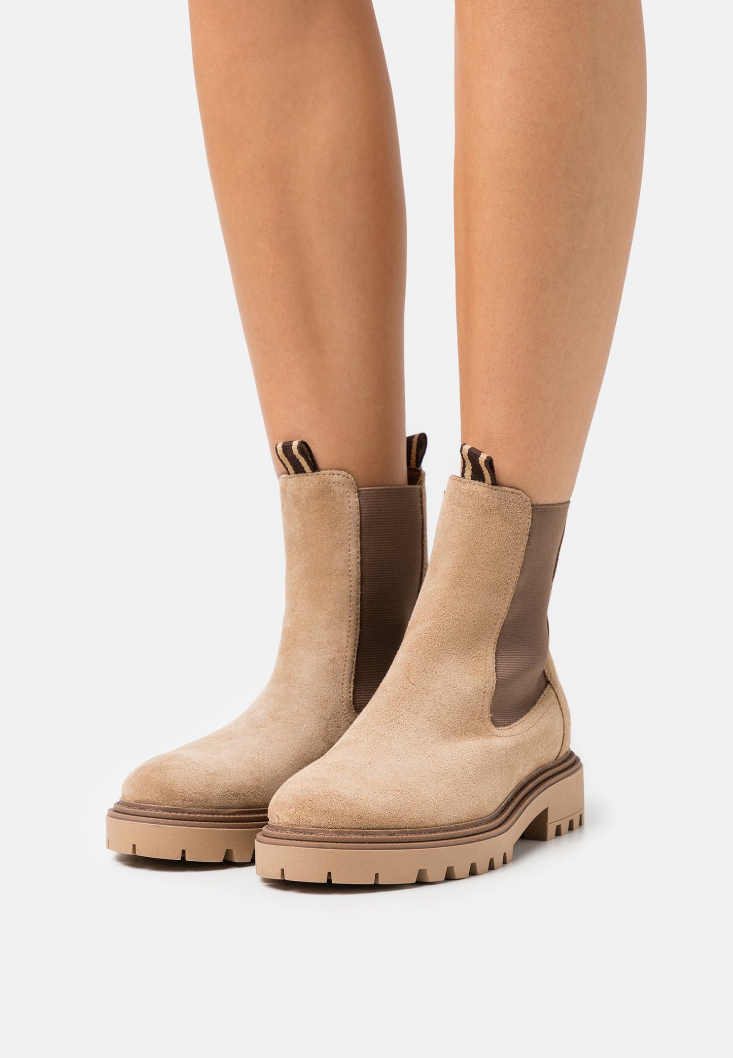 Anna Field Leather- Classic Ankle Boots - Beige