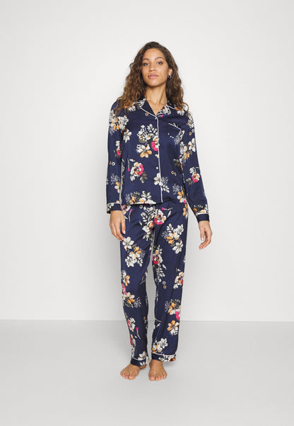 Anna Field Set - Pyjamas - Dark Blue