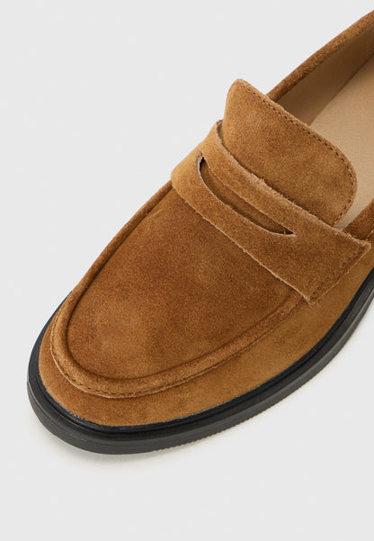 Anna Field LEATHER - Slip-ons - Brown