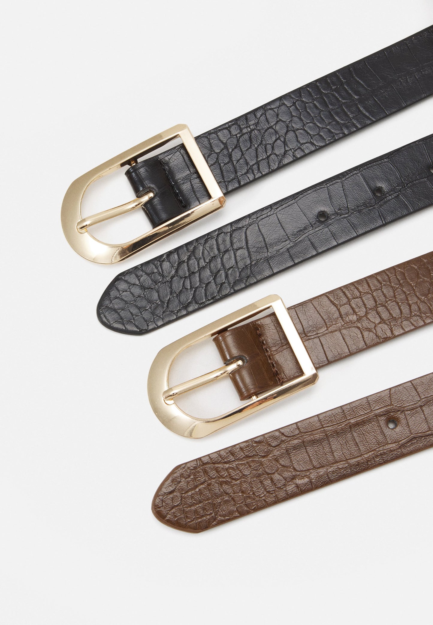 Anna Field 2 PACK - Belt - Black/brown