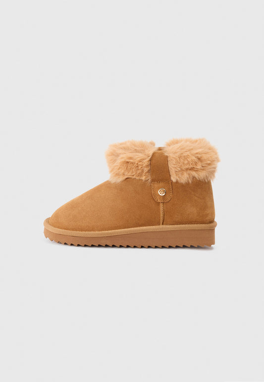 Anna Field LEATHER - Winter Boots - Cognac