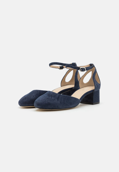  LEATHER - Classic Heels - Dark Blue