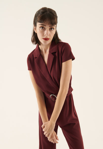 Anna Field Jumpsuit - Bordeaux