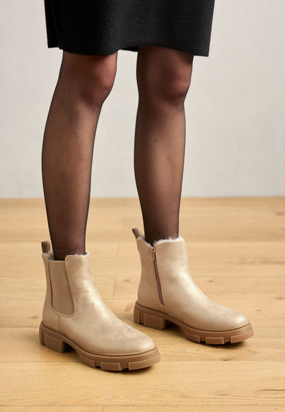 Anna Field Platform Ankle Boots - Cognac