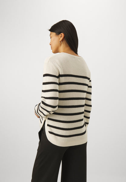  MATERNITY NURSING JUMPER WITH SIDE BUTTONS - Jumper - Off-white/black