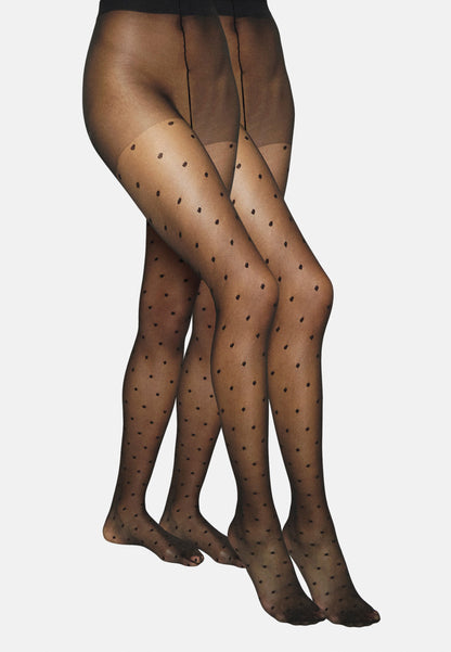 Anna Field 20 DenPolka Dots Tights - Tights - Black
