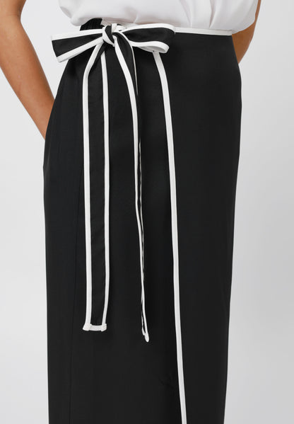 Anna Field Wrap Skirt - Black