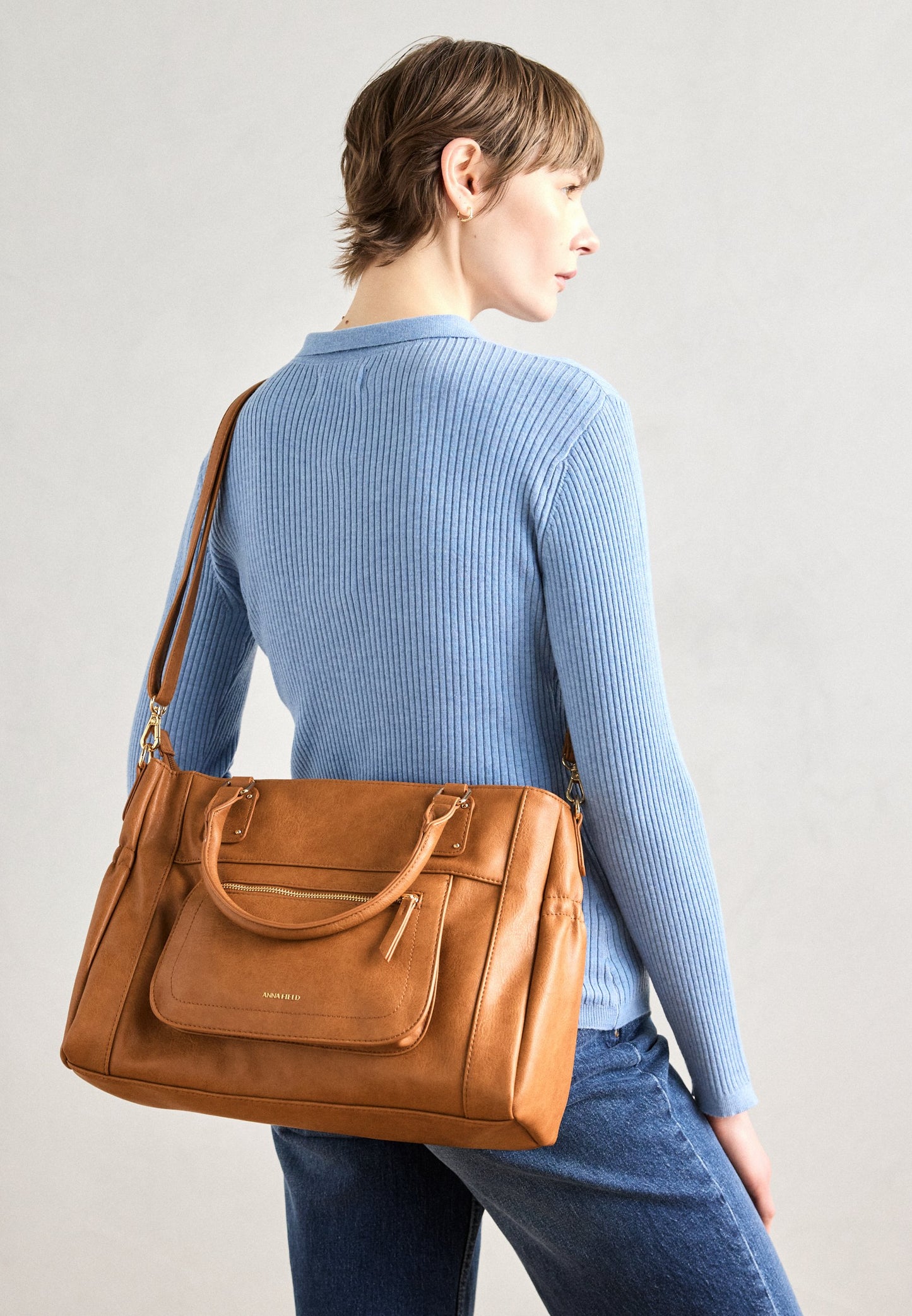 Anna Field Handbag - Dark Green