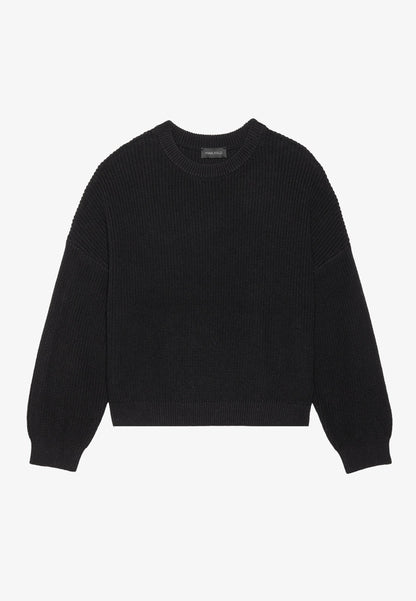 Anna Field Jumper - Off-white/dark Blue