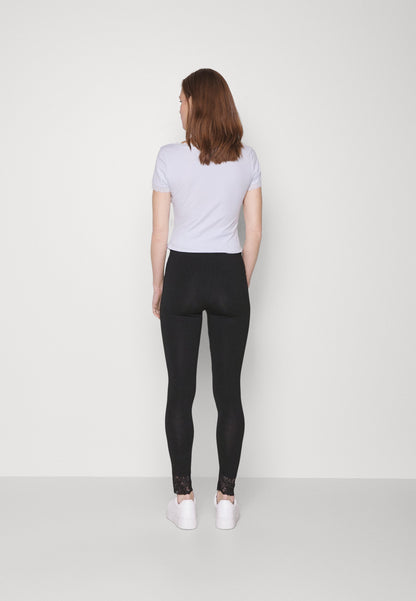 Anna Field 2 Pack - Leggings - Trousers - Black/Dark Blue