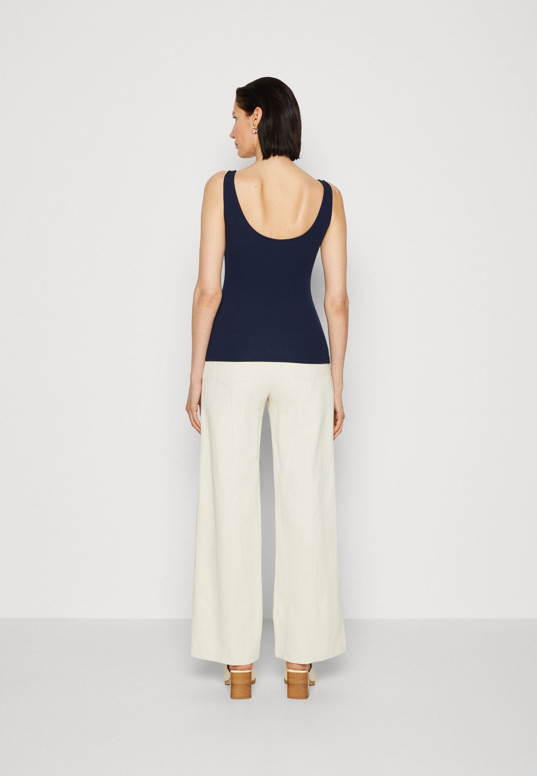 Anna Field Top - Dark Blue