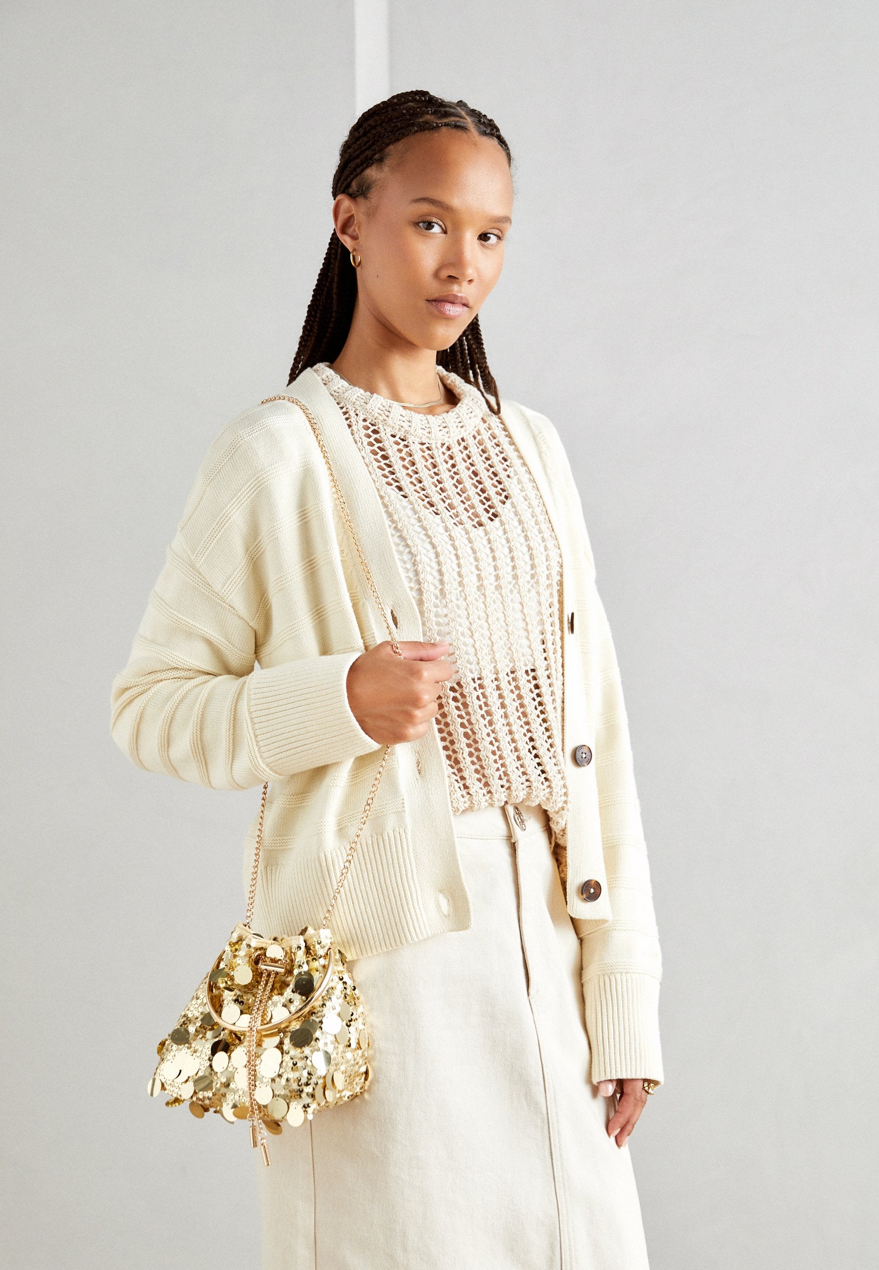 Anna Field Handbag - Gold-coloured