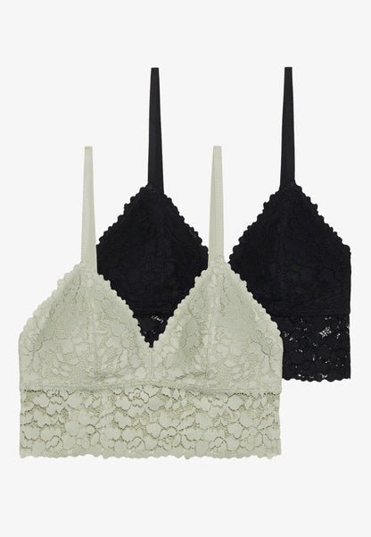 Anna Field 2 PACK - Bustier - White/black