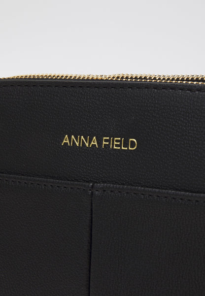 Anna Field Across Body Bag - Black