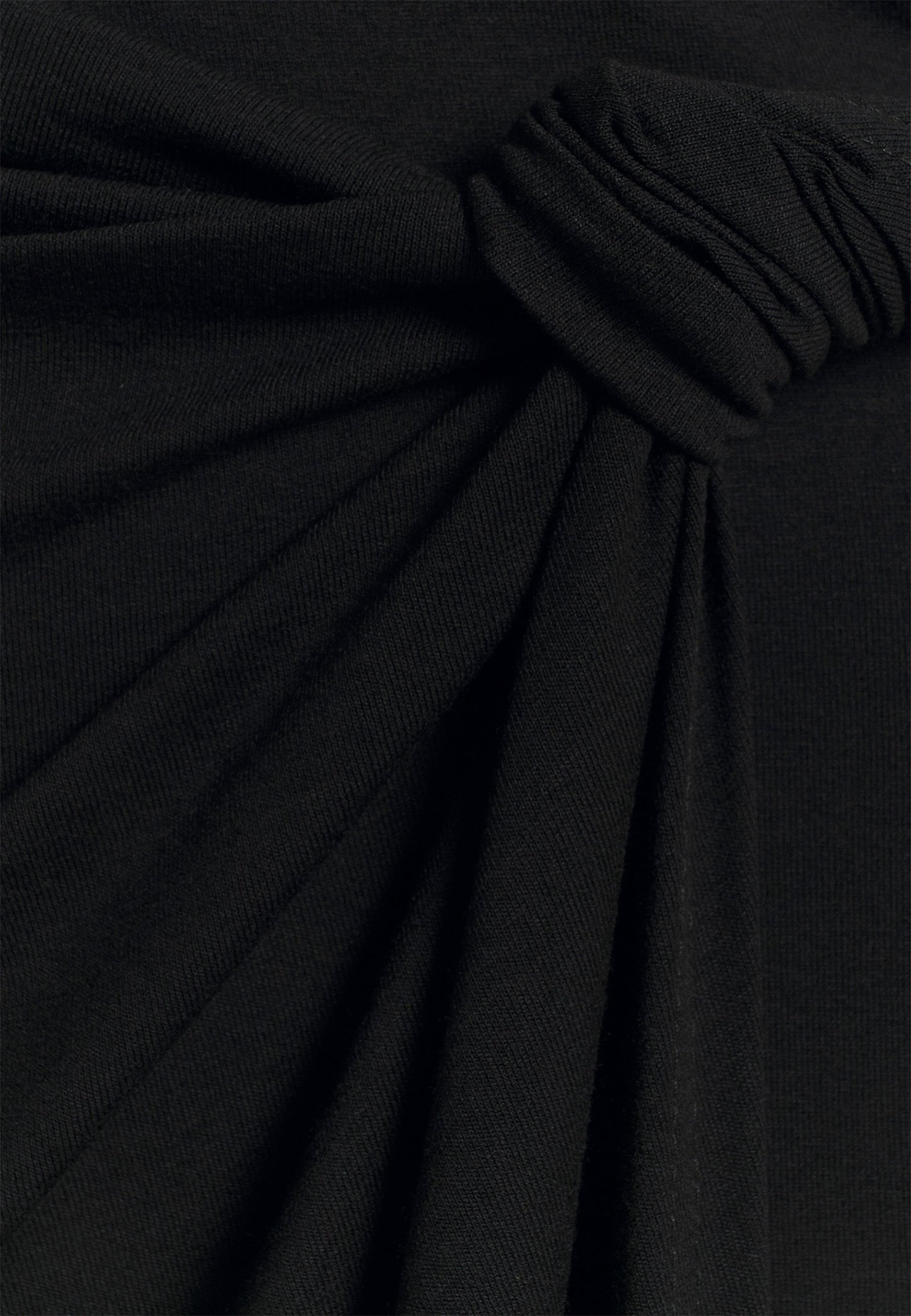 Anna Field Front Knot Midi Skirt - Pencil Skirt - Black