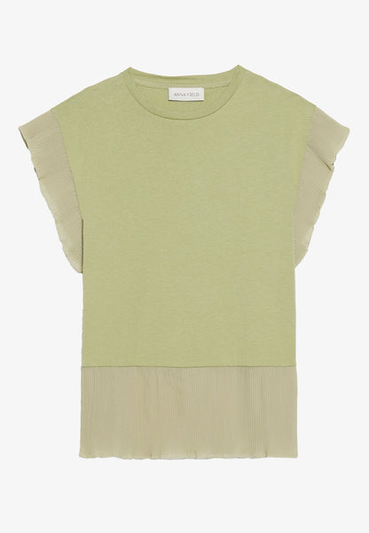 Anna Field Print T-shirt - Sage
