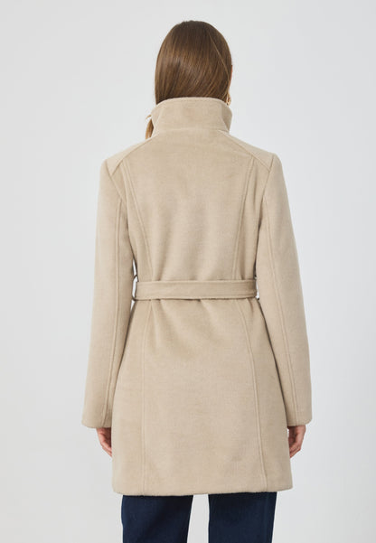Anna Field Short Coat - Stone