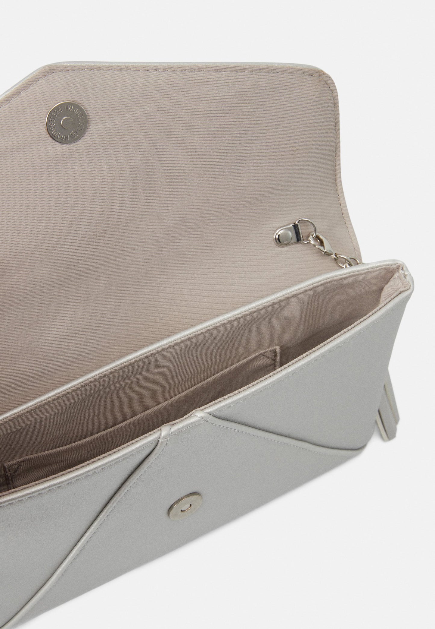 Anna Field Clutch - 971 - Silver-coloured