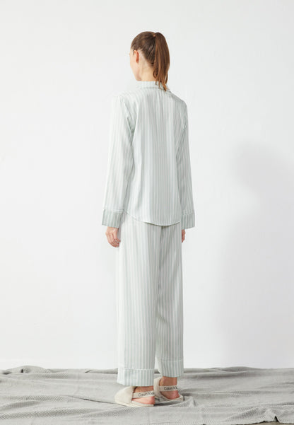 Anna Field Pyjama Set - White,light Grey