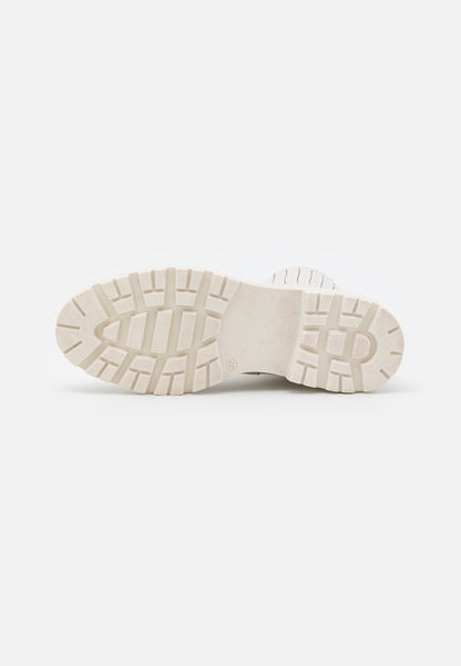 Anna Field Leather - Platform Ankle Boots - Off-White