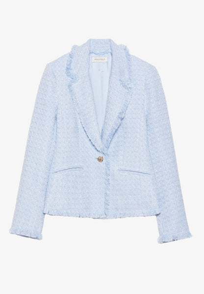 Anna Field Blazer - Light Blue