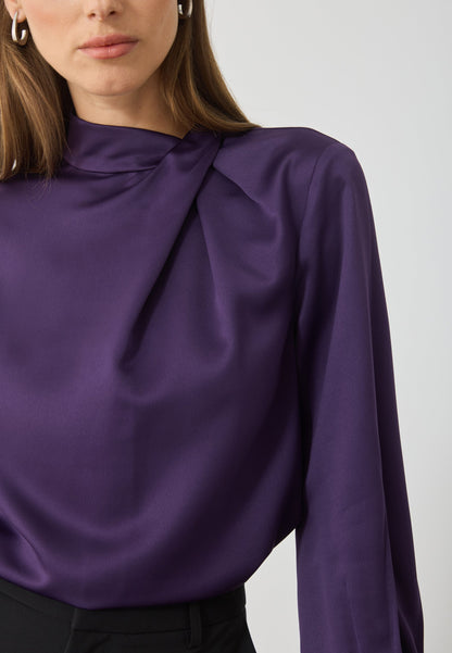 Anna Field Blouse - Grape