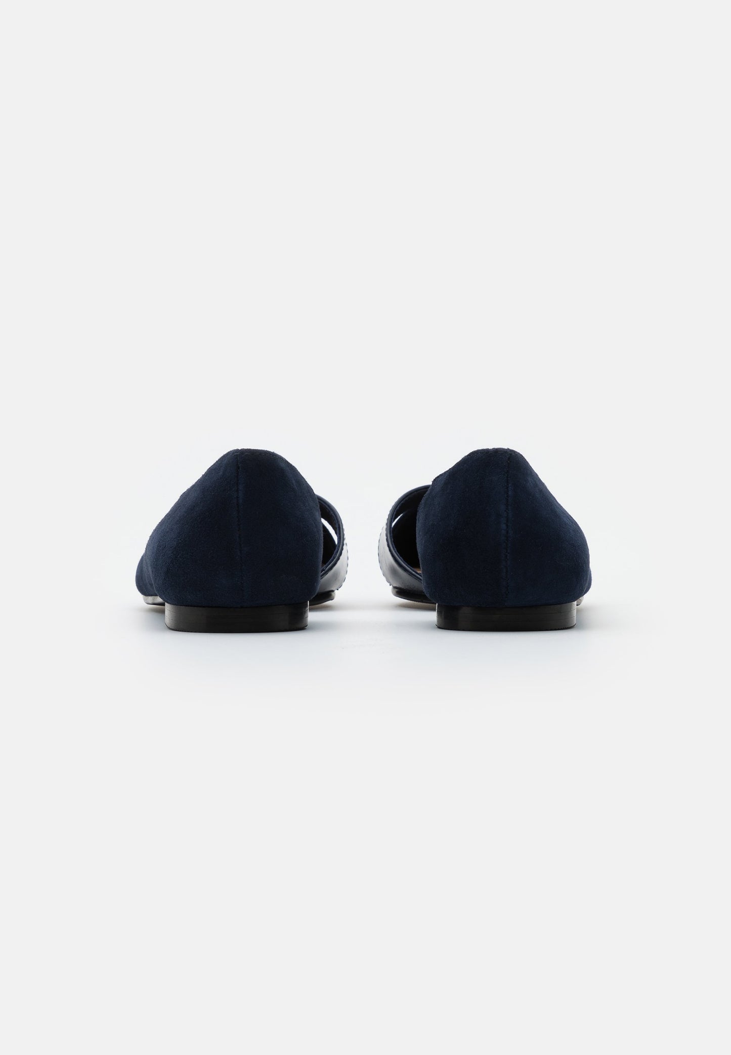 Anna Field Leather- Ballet Pumps - Dark Blue