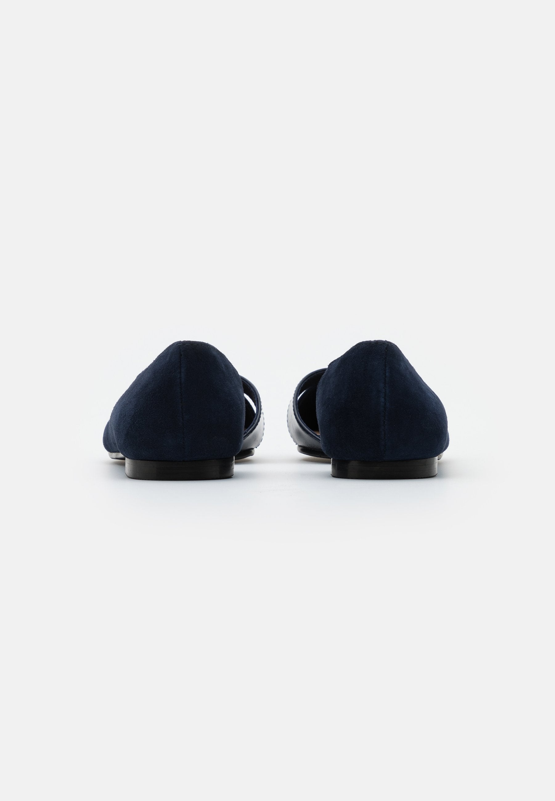 Anna Field Leather- Ballet Pumps - Dark Blue