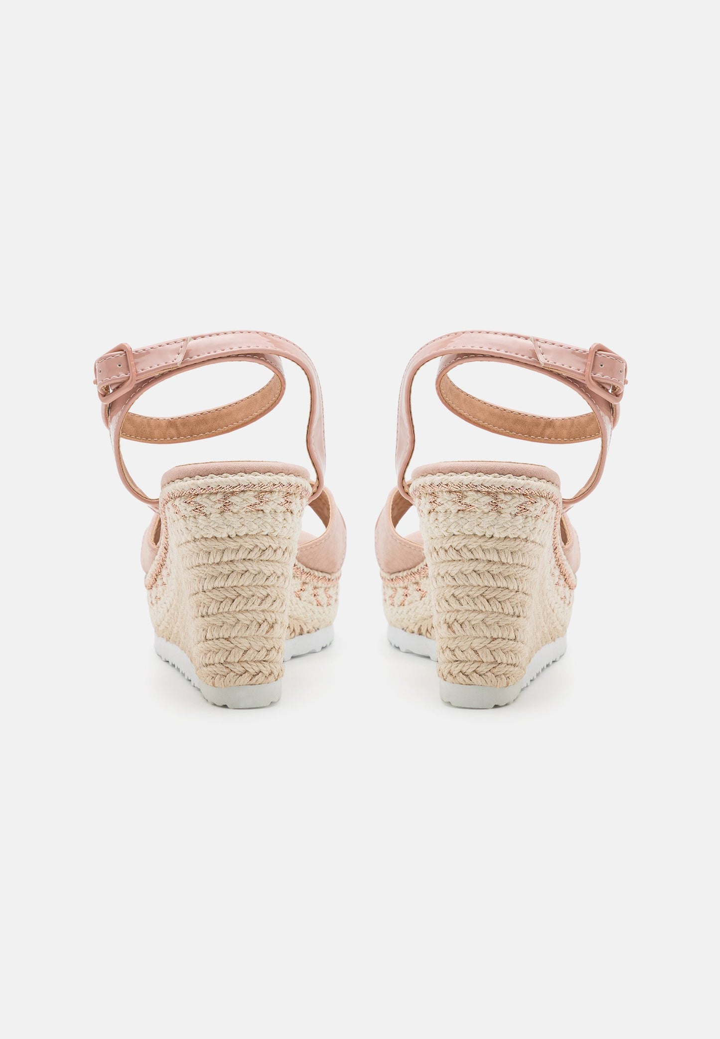 Anna Field Wedge Sandals - Light Pink
