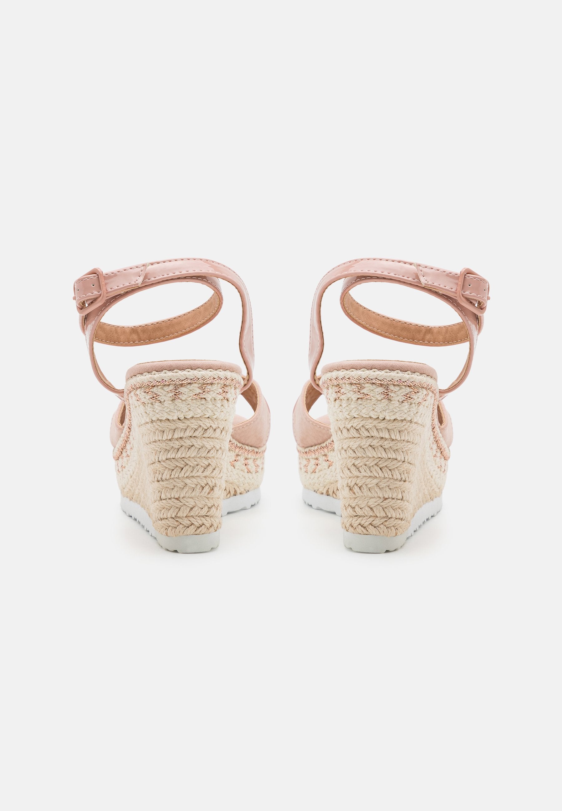 Anna Field Wedge Sandals - Light Pink