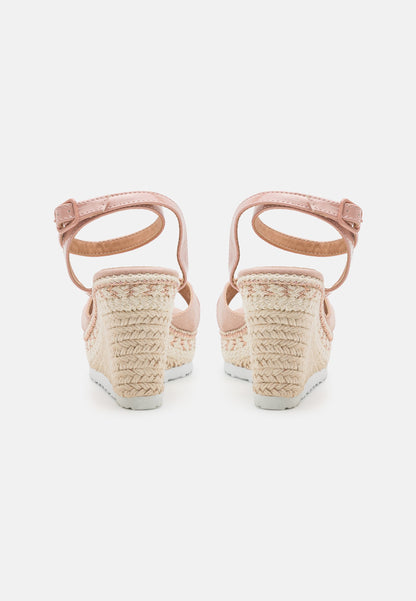 Anna Field Wedge Sandals - Light Pink