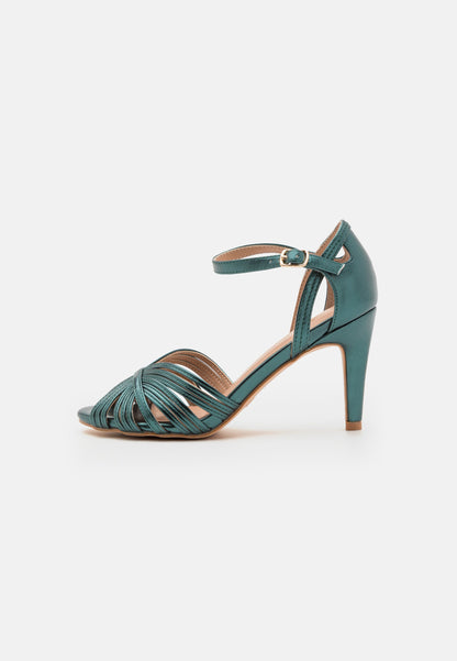 Anna Field High Heeled Sandals - Green